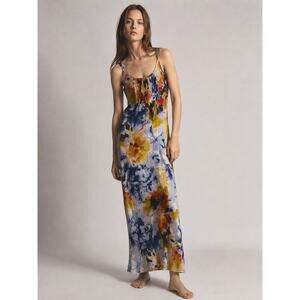 Calvin Klein Floral Tie Dye Tank Top Maxi Dress- size 8/Medium